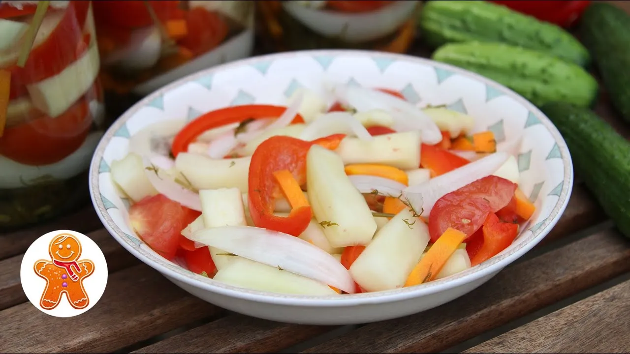 Картофельный салат с анчоусами