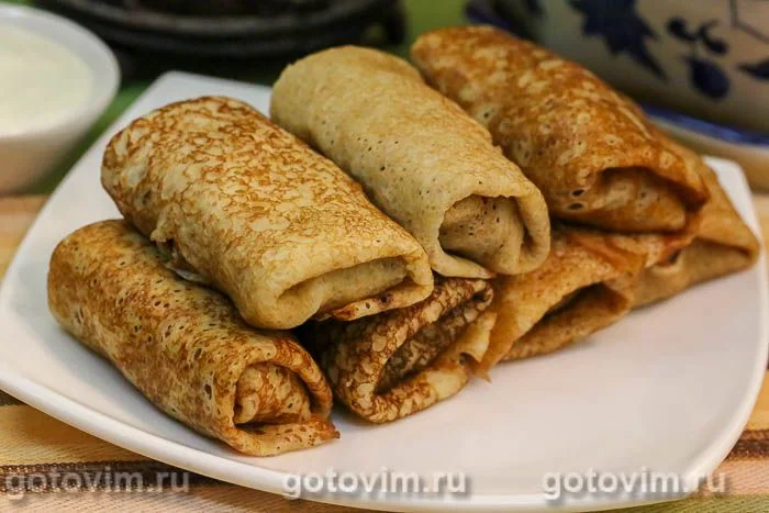 Блины в бутылке