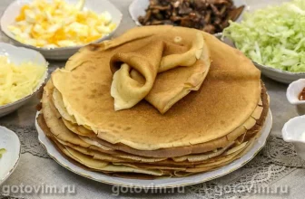 Блины на минералке