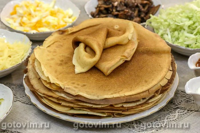 Блины в бутылке
