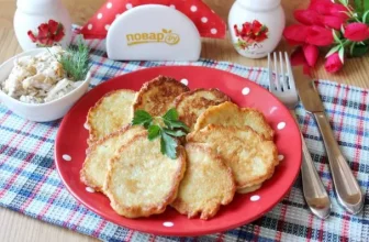 Драники с мачанкой