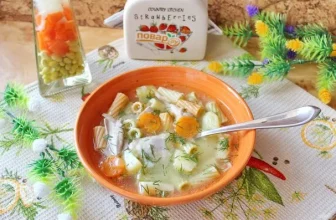 Суп из консервированной курицы