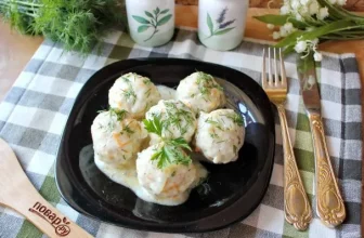 Тефтели из куриного фарша с рисом