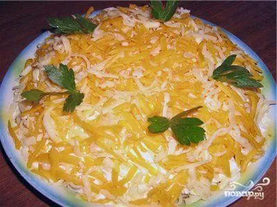 Куриная печень с грибами