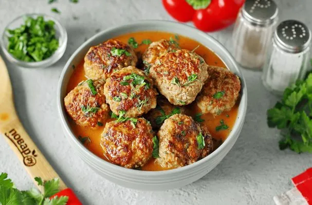 Котлеты с геркулесом и фаршем