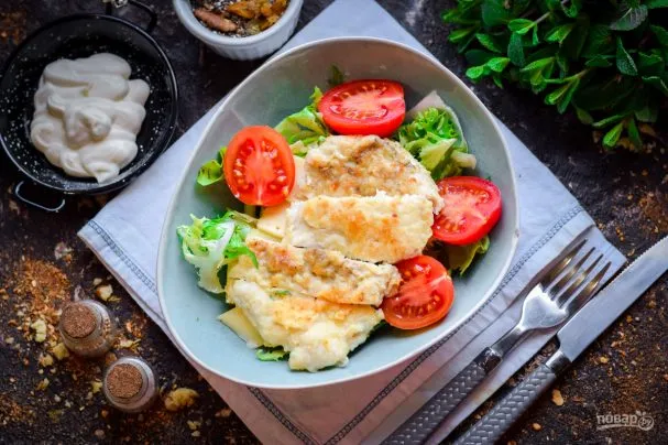 Салат «Сердцеедка» с куриными сердечками
