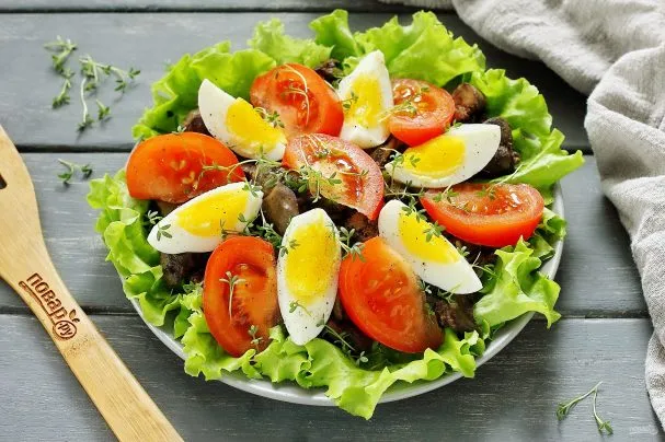 Фунчоза с копченой курицей