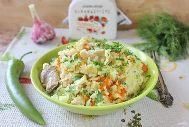 Плов с машем