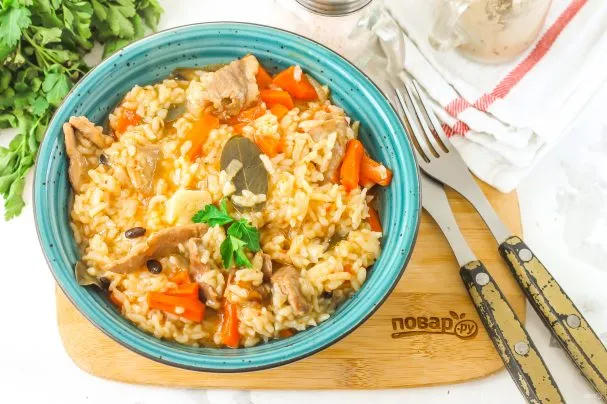 Картошка с мясом слоями в духовке