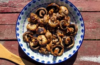 Маринованные шампиньоны на мангале