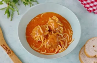 Осьминожки из фарша и спагетти