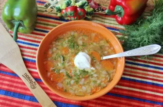 Рассольник без картошки