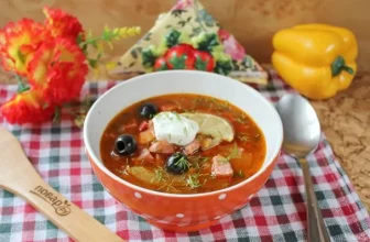 Солянка с лечо