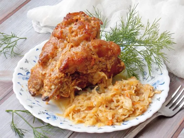 Перловка с мясом и грибами
