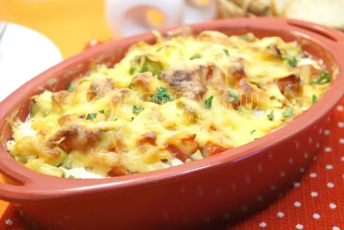 Салат с киви и корейской морковкой