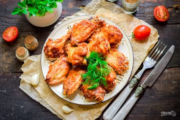 Теплый салат с куриными сердечками
