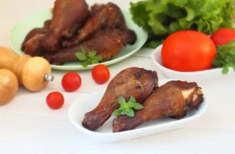 Куриные голени горячего копчения