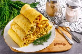 Налистники с печенкой